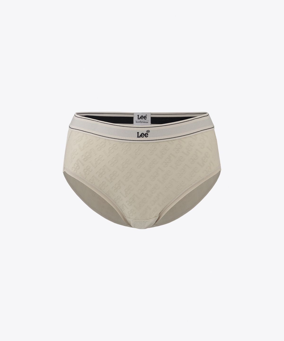 리 바디웨어(LEE BODYWEAR) 시그니처 Lee 쟈카드 팬티_베이지