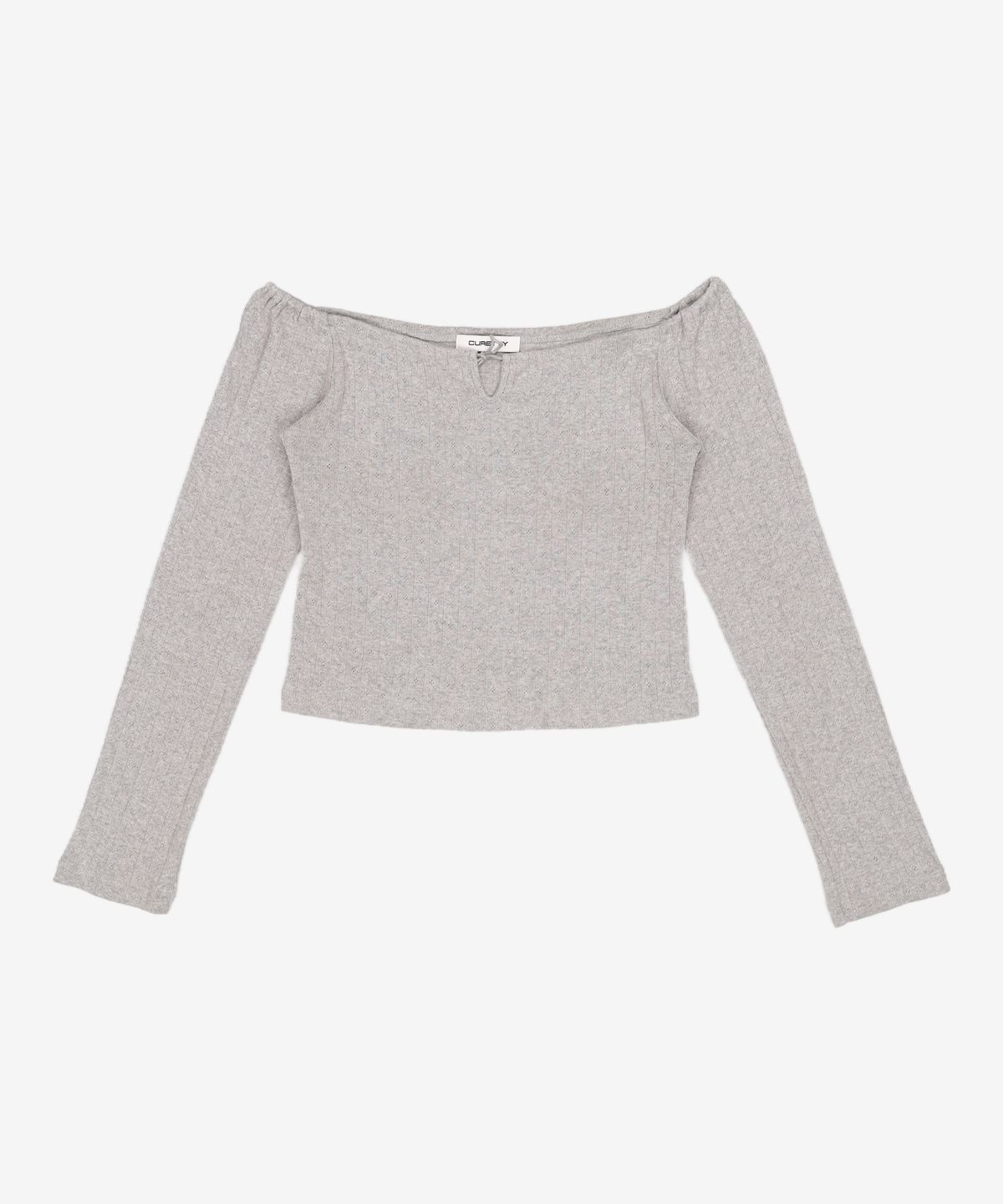 큐리티(CURETTY) C EYELET RIBBON TIED T S