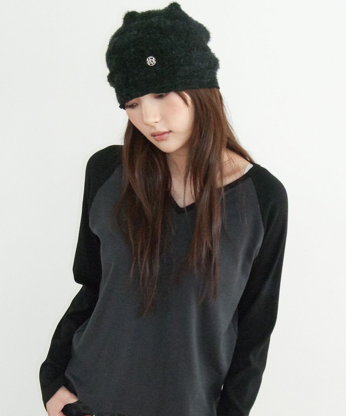 해비즘(HAVISM) WP LOFTY BEANIE(BLACK)