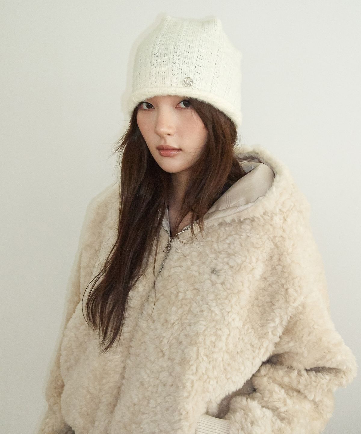 해비즘(HAVISM) WP LOFTY BEANIE(CREAM)