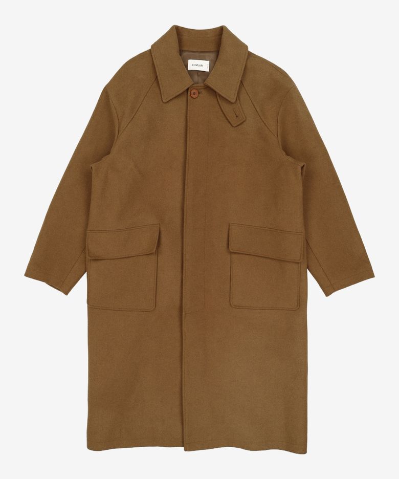 서플러스 울(WOOL) 세미오버 발마칸 코트 XL