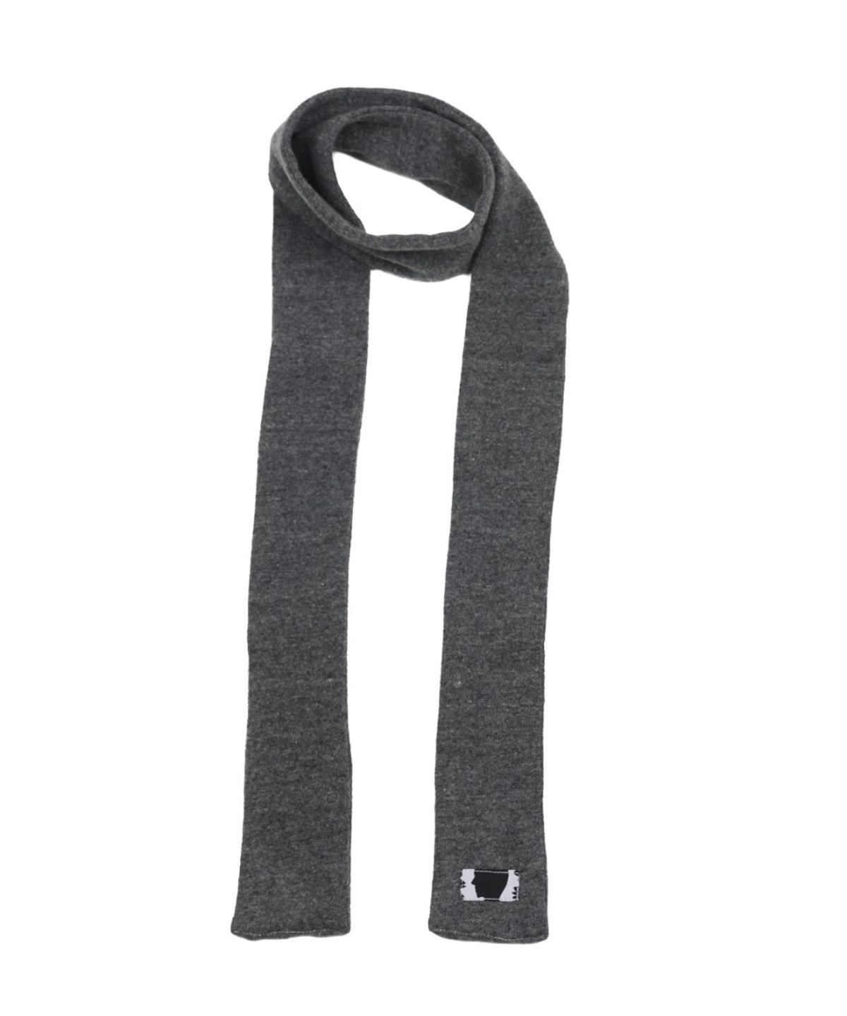 히피하우스(HIPPIE HAUS) Grey Tiny Wool Knit Scarf