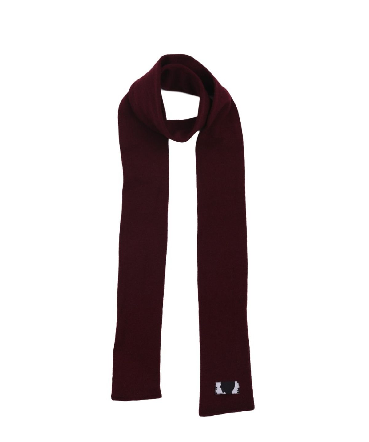 히피하우스(HIPPIE HAUS) Burgundy Tiny Wool Knit Scarf