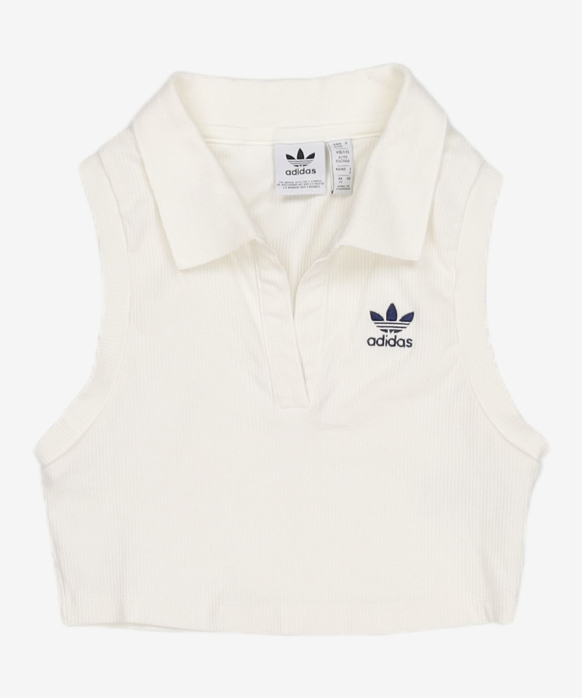 아디다스(ADIDAS) 립 탑 - 화이트 / IT9858 XS