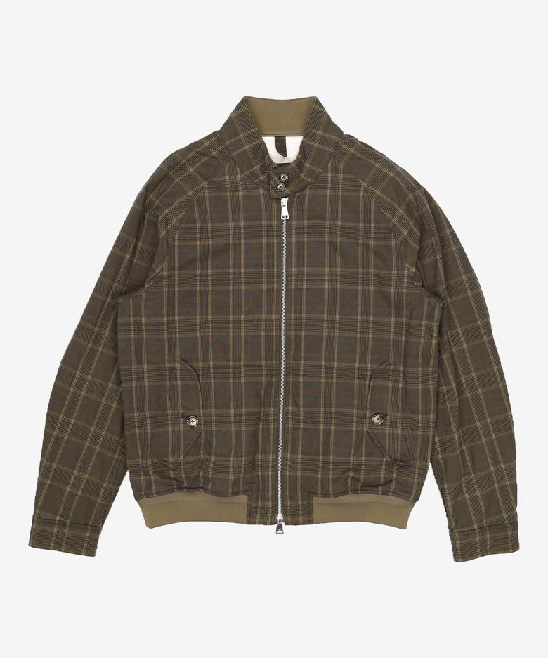 [Sir. Henry] Classic Check Harrington Jumper 105