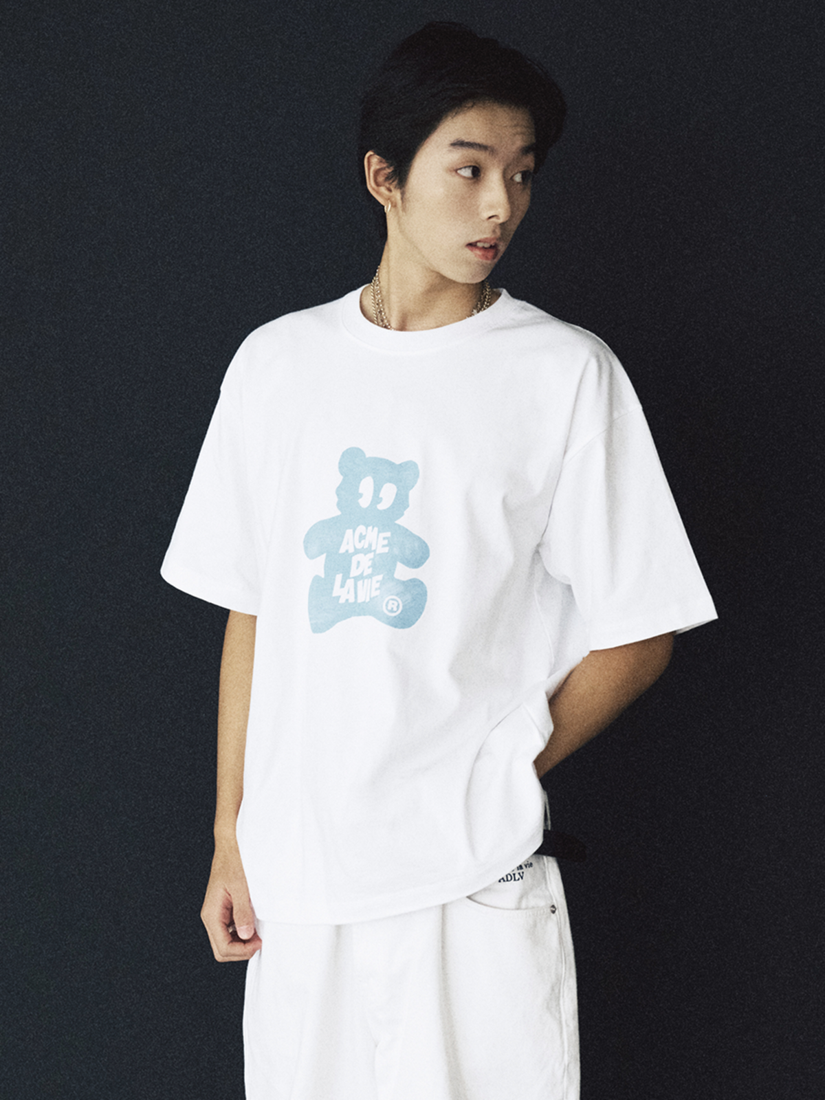 아크메드라비(ACME DE LA VIE) BEAR WORLD TOUR SHORT SLEEVE T-SHIRT