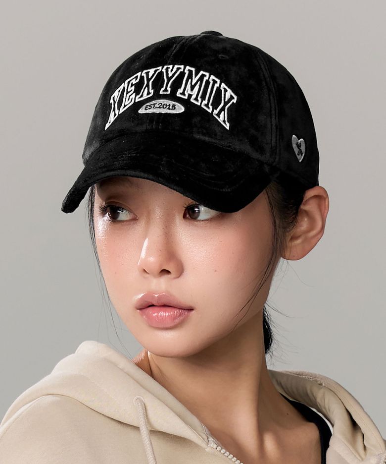 벨로아 레터링 볼캡 XFL4AC1601