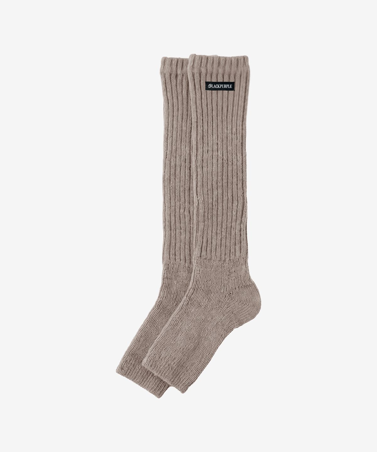 블랙 퍼플(BLACK PURPLE) 루미 롱 워머 삭스_베이지 Lumi Long Warmer Socks_Beige