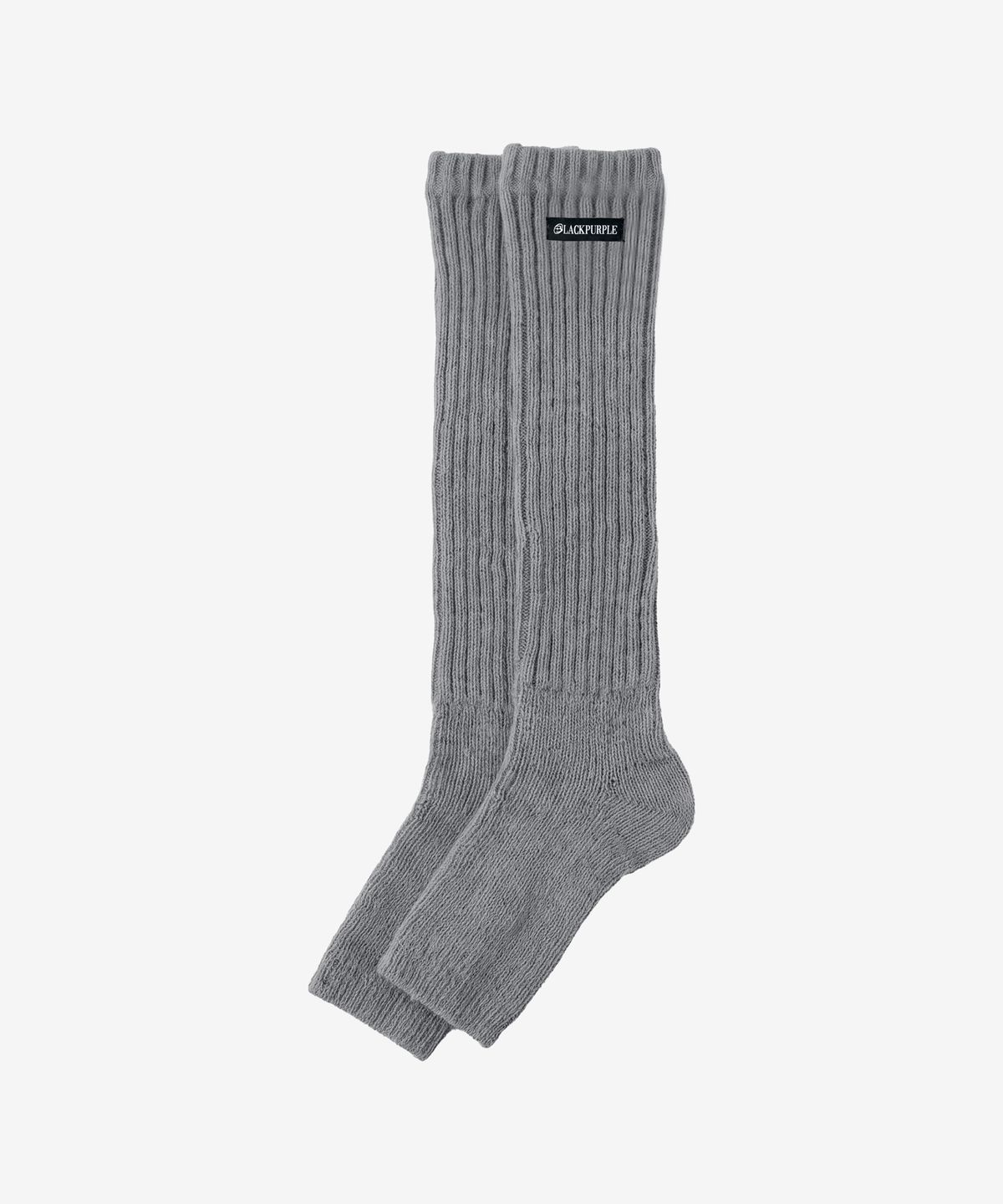 블랙 퍼플(BLACK PURPLE) 루미 롱 워머 삭스_그레이 Lumi Long Warmer Socks_Gray