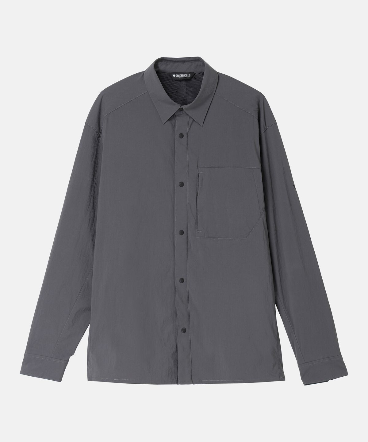 데상트(DESCENTE) [ALLTERRAIN 81] WASHER STRETCH L/S SHIRT 그레이 SR313KSR92