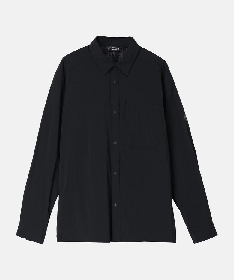 [ALLTERRAIN 81] WASHER STRETCH L/S SHIRT 블랙 SR313KSR92