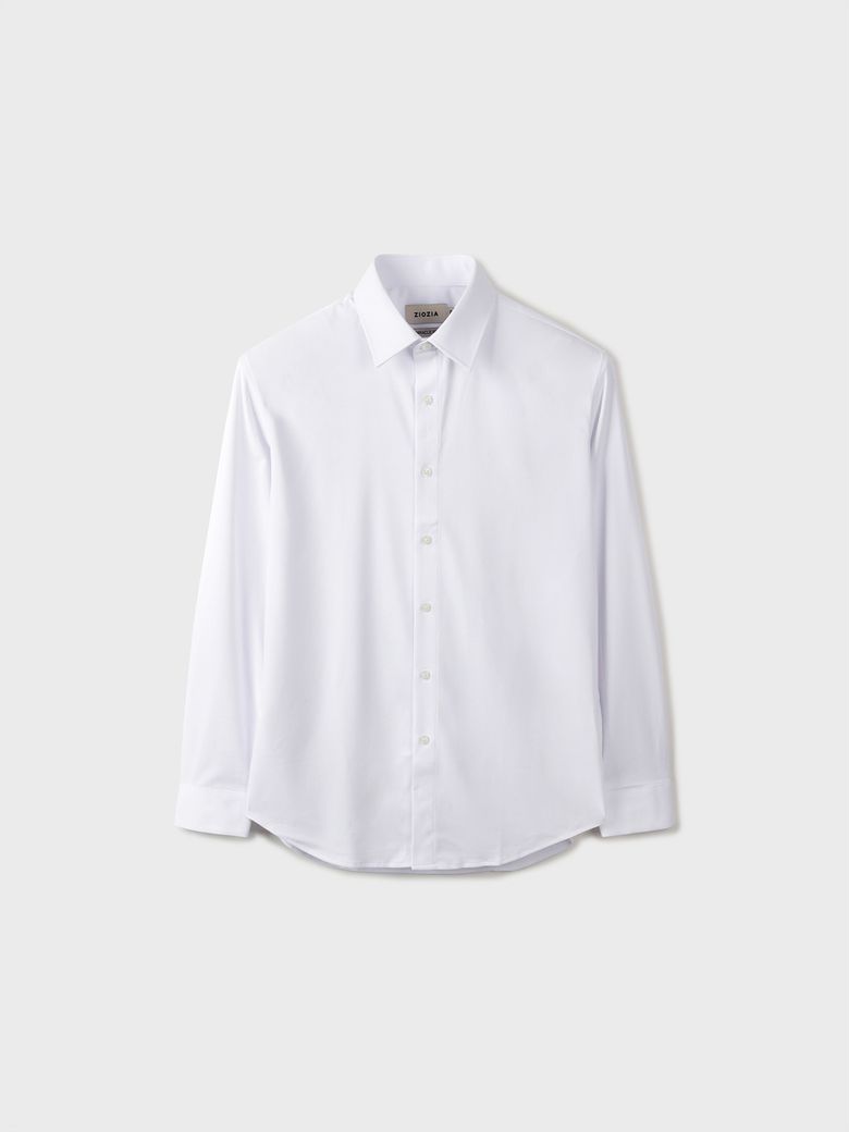 남성 ON TRICOT 슬림핏 긴팔 셔츠_AEG5WD1301WT