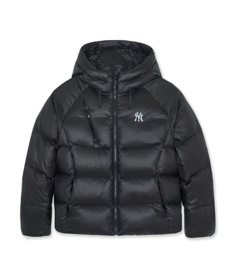 고프코어 립스탑 후드 구스 커브패딩 NY (Black)