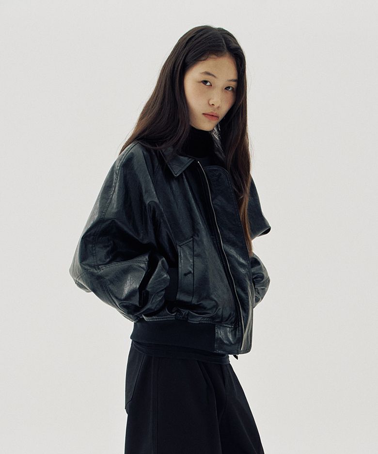 Saints Vegan Leather Blouson