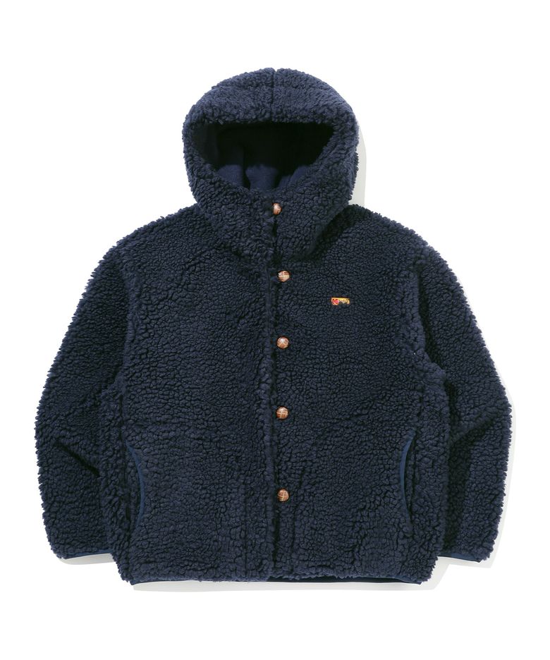 브라우니 보아퍼 후드 자켓 우먼 NAVY