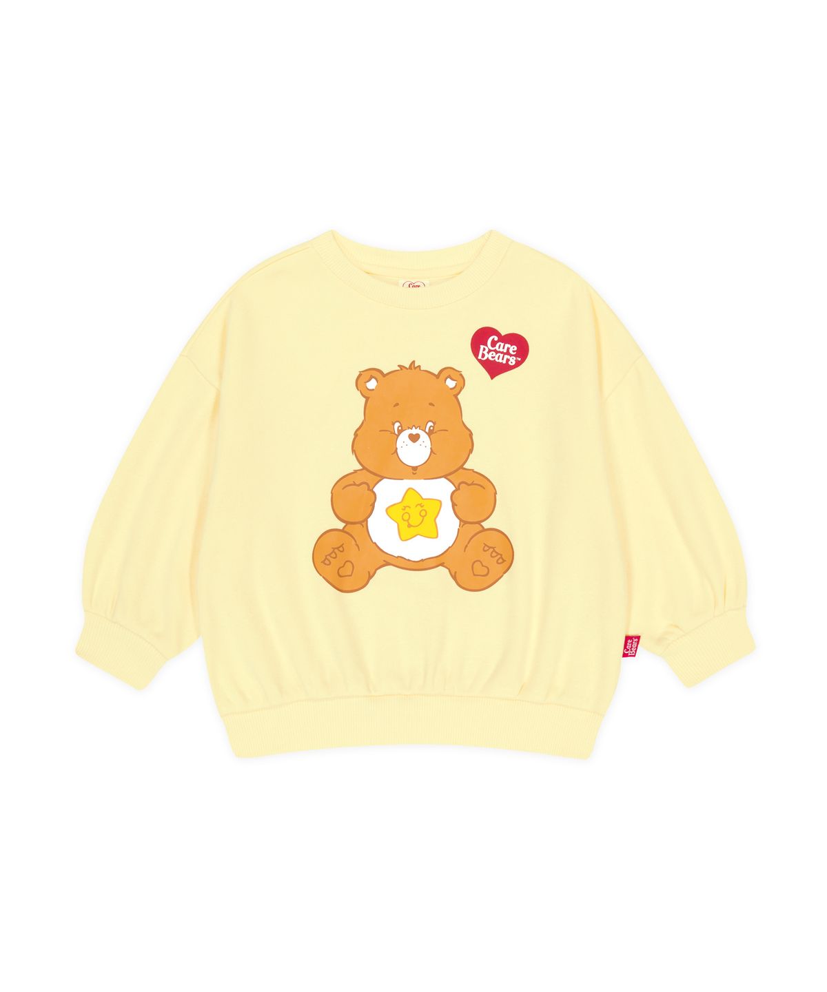 케어베어(CAREBEARS) 케어베어즈 따뜻한 융기모 루즈핏 맨투맨 티셔츠