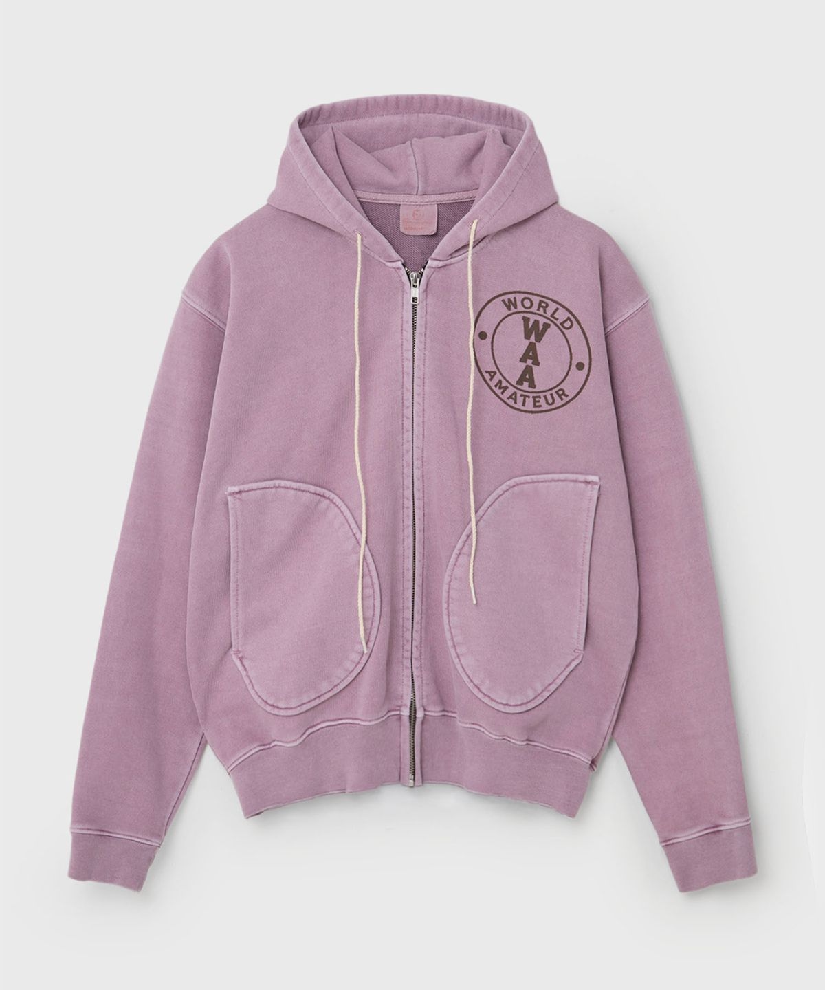 벌스데이수트(BIRTHDAYSUIT) GARMENT DYEING ORIGINAL N-1 ZIP (LAVENDER)