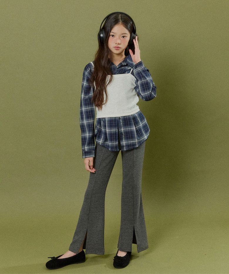 마랑부츠컷레깅스 (차콜)