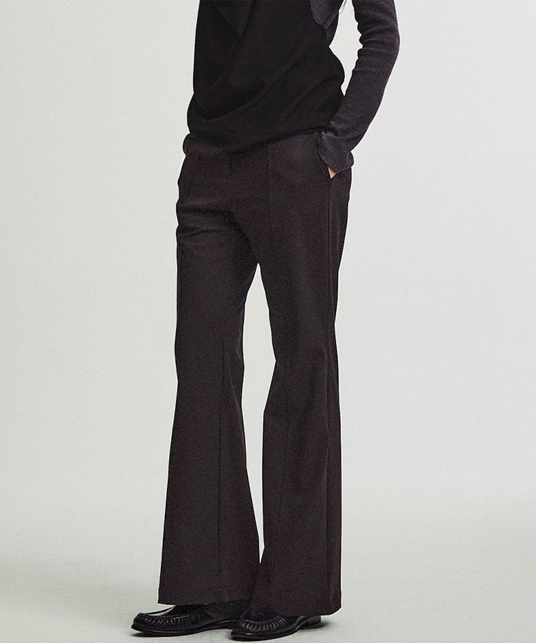 Classic flare pants (Black)