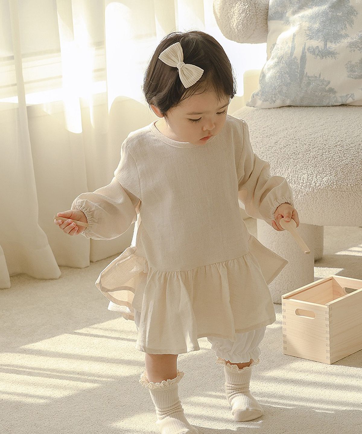 아림클로젯(ARIMCLOSET) 맑은 마음이 예쁜 너 - 아기 긴팔 블라우스