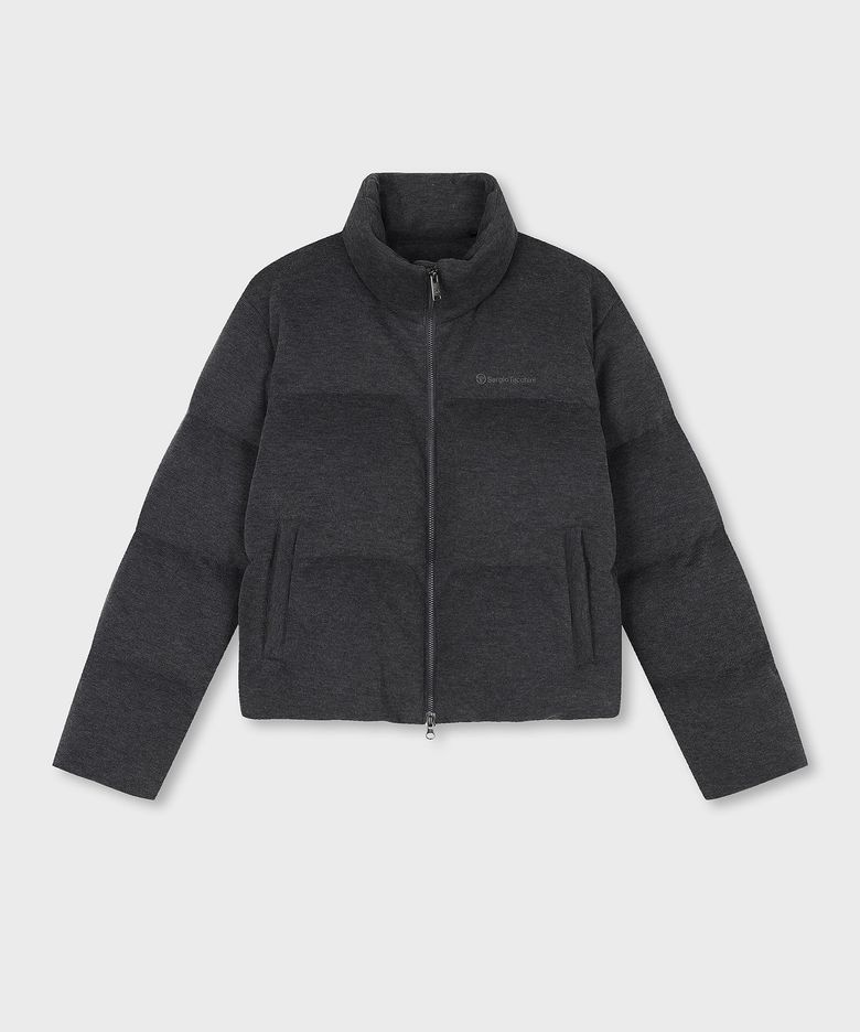 W 쿠쉬웜 니트라이크 다운 (D.Charcoal Grey)