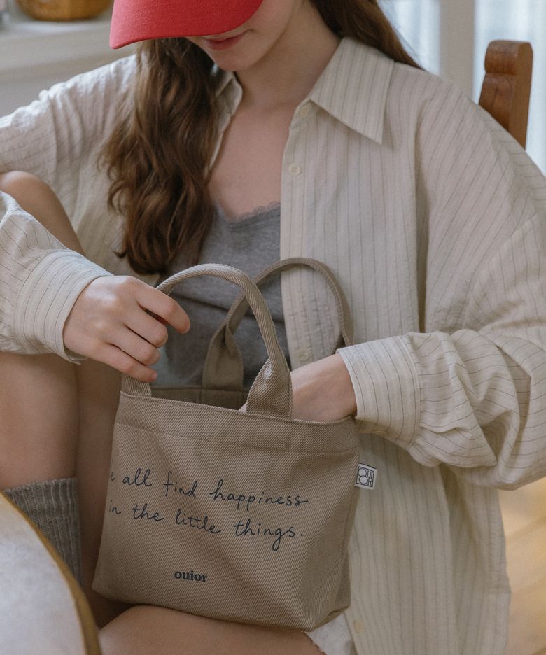 ouior little things bag_brown navy