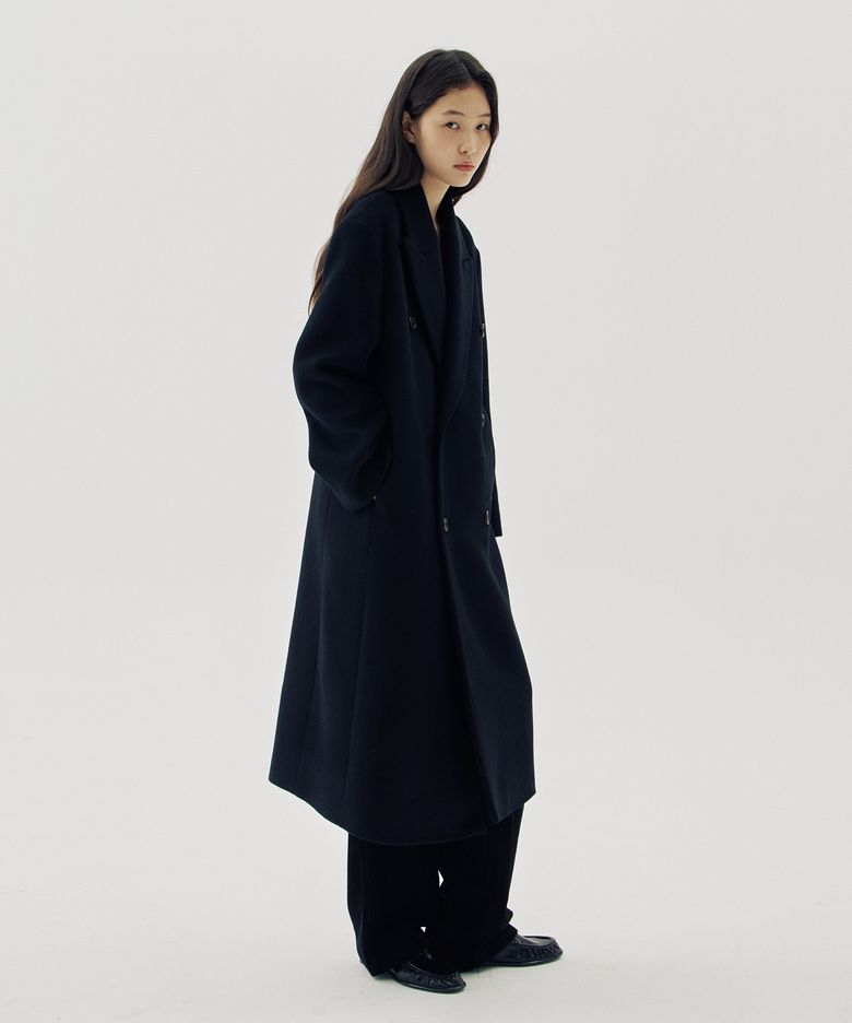 Adelle Double Breasted Long Coat