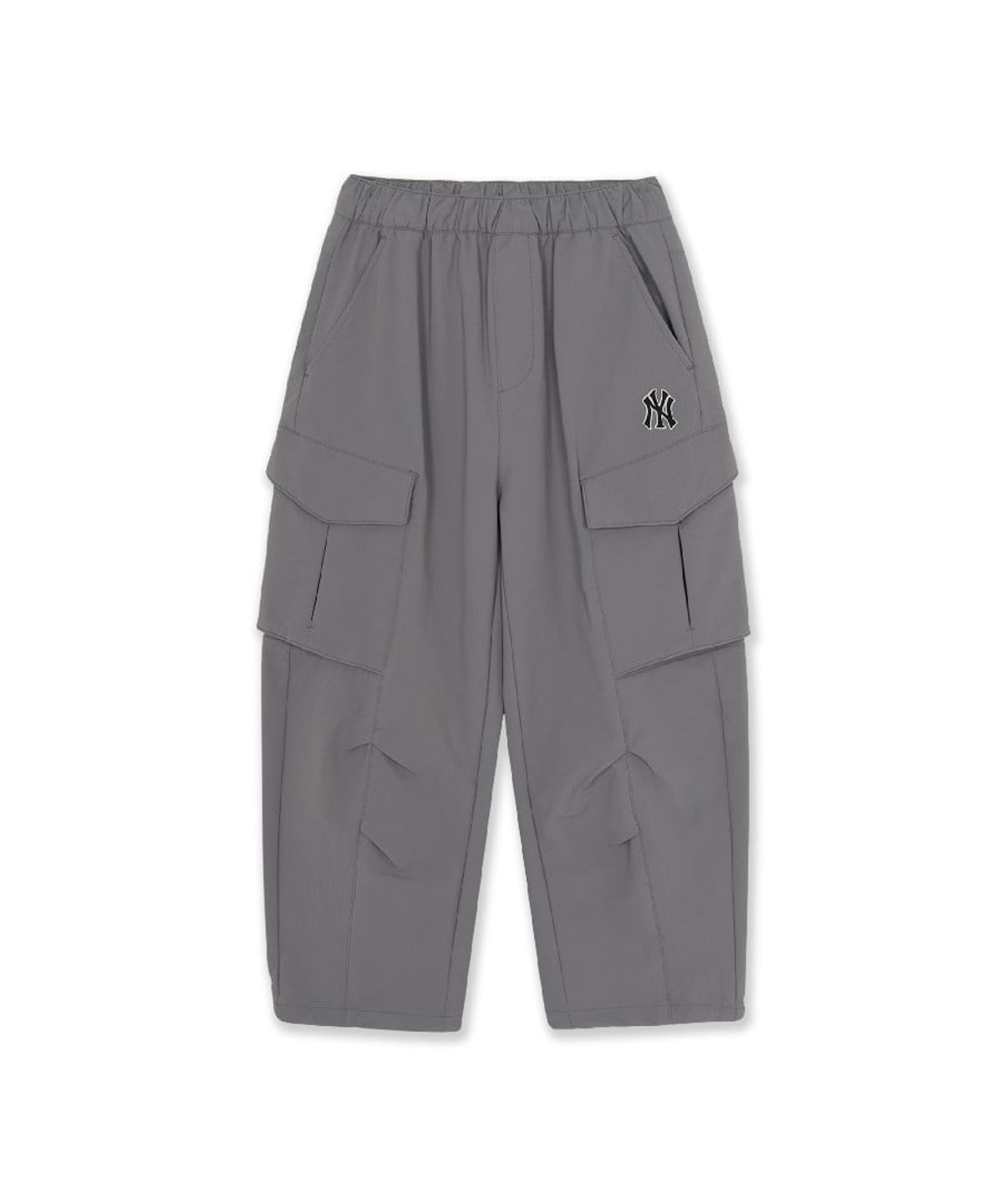 엠엘비 키즈(MLB KIDS) 아웃도어 커브드 포켓 약기모 우븐팬츠 NY (Grey)