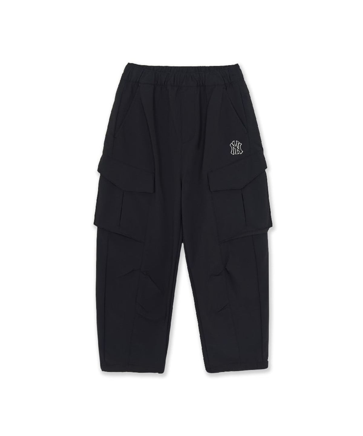 엠엘비 키즈(MLB KIDS) 아웃도어 커브드 포켓 약기모 우븐팬츠 NY (Black)
