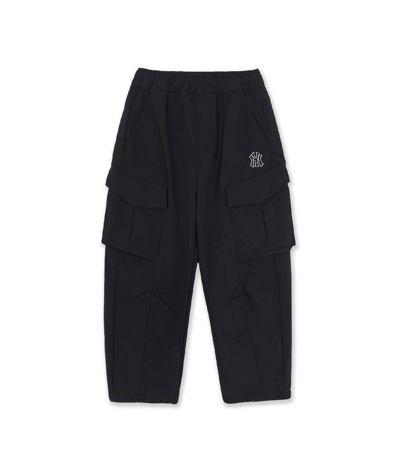 아웃도어 커브드 포켓 약기모 우븐팬츠 NY (Black)