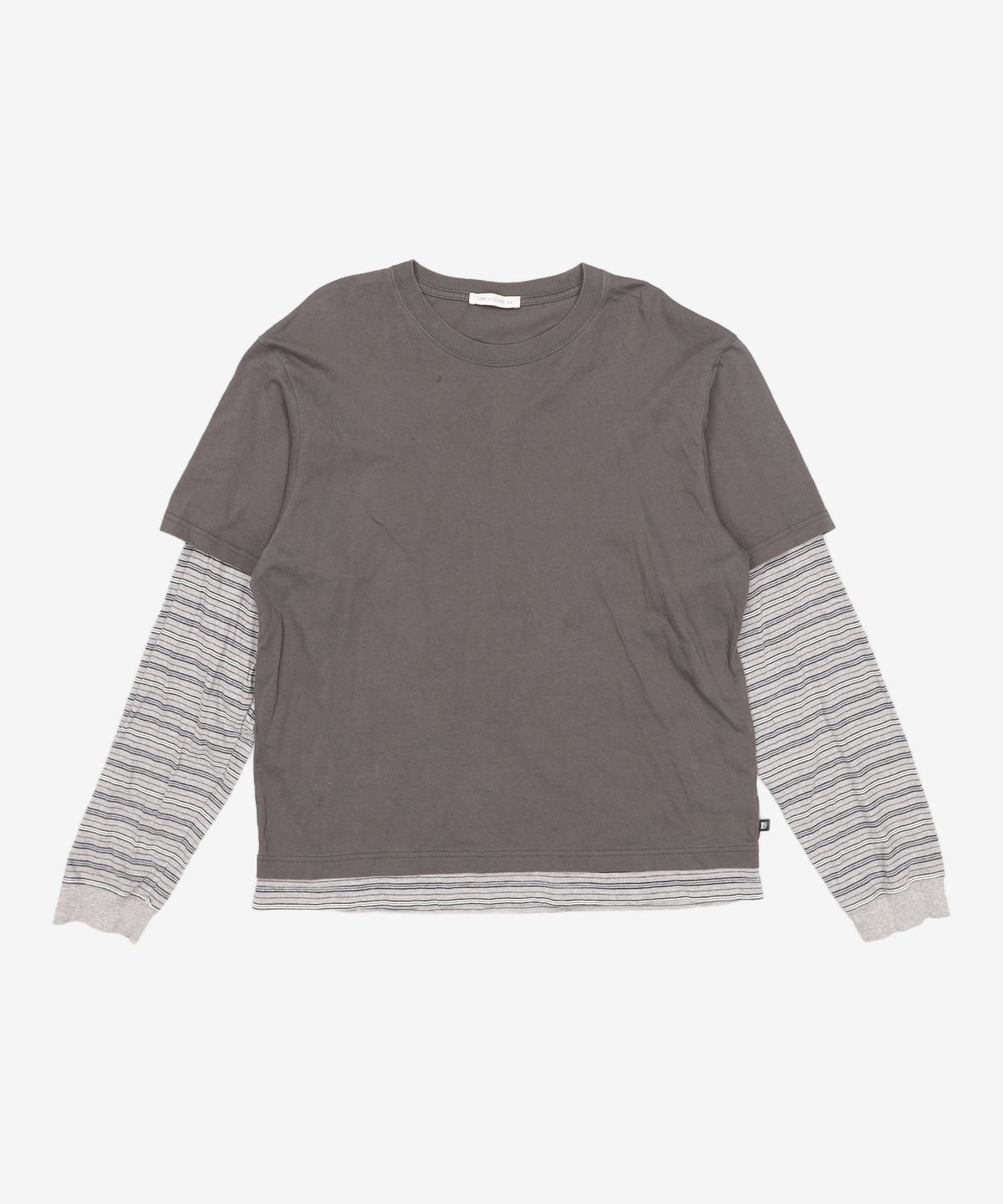 로우클래식(LOW CLASSIC) STRIPED LAYERED LONG SLEEVE T-SHIRT L