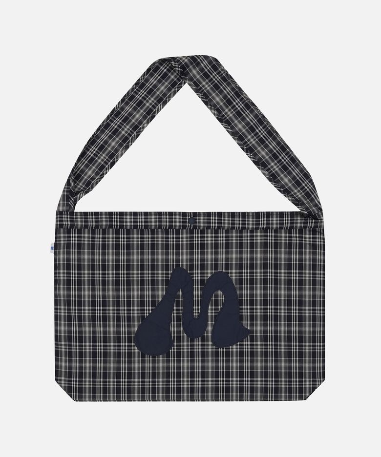 MR M Note Logo Cross Bag - Navy