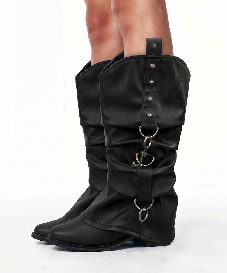Y. RING BOOTS BLACK