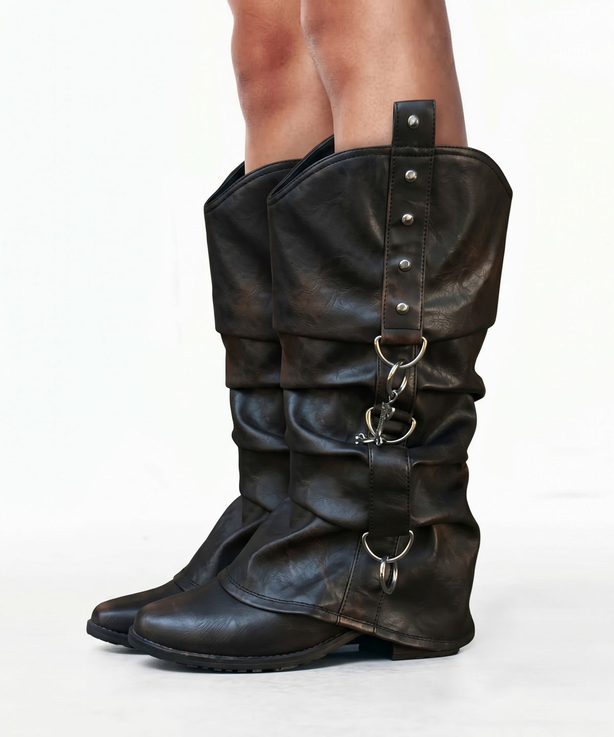 와이이이엘(YEEL) Y. RING BOOTS BROWN