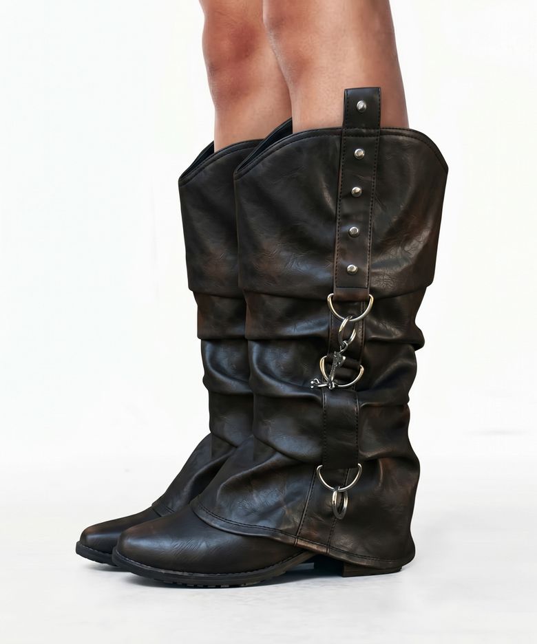 Y. RING BOOTS BROWN
