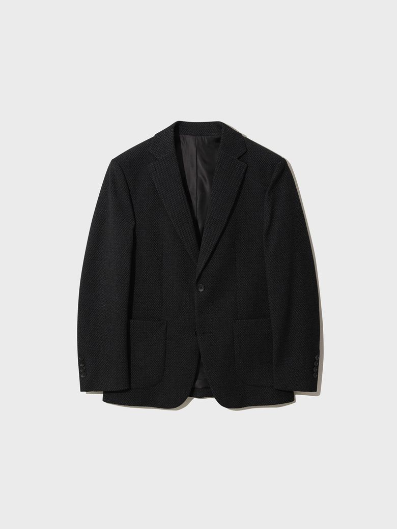 남성 울 블랜디드 패턴 자켓_BZG4KG1204PNV