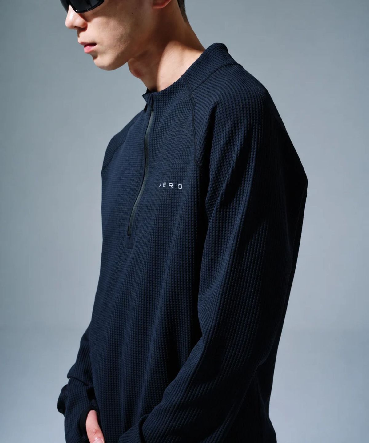 사피엔스(SAPIENS) AERO WAFFLE HALF ZIP-UP JACKET