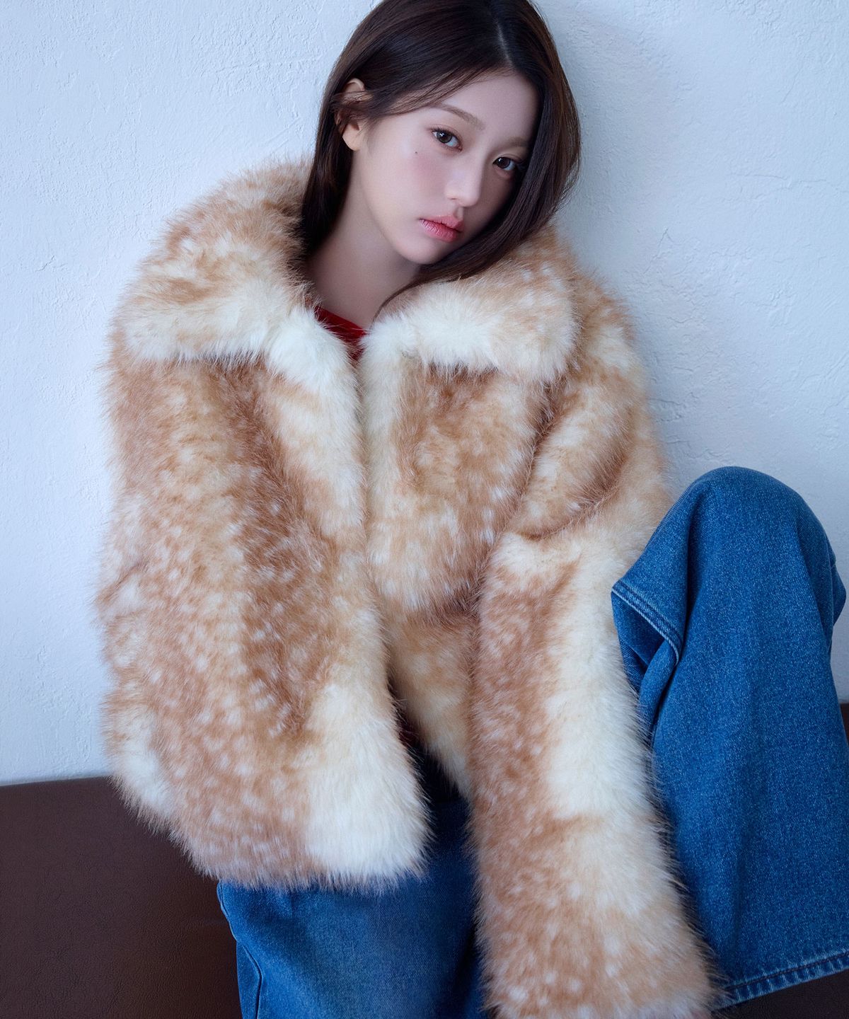 로라로라(ROLAROLA) BAMBI FUR JACKET P/BEIGE