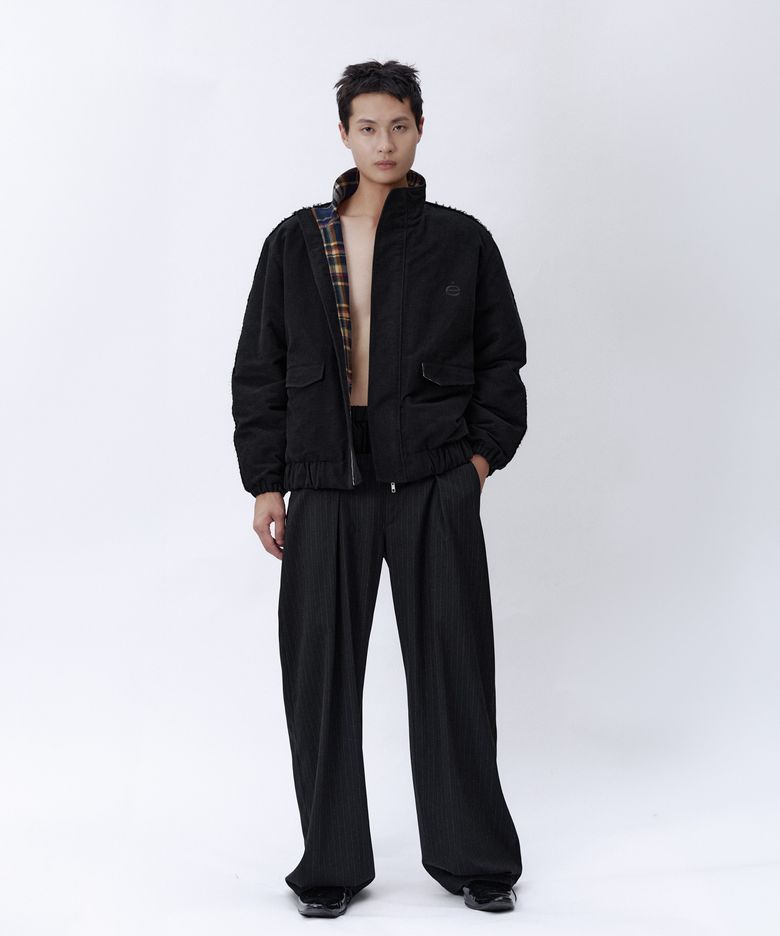 Untidy Jacket in Soot