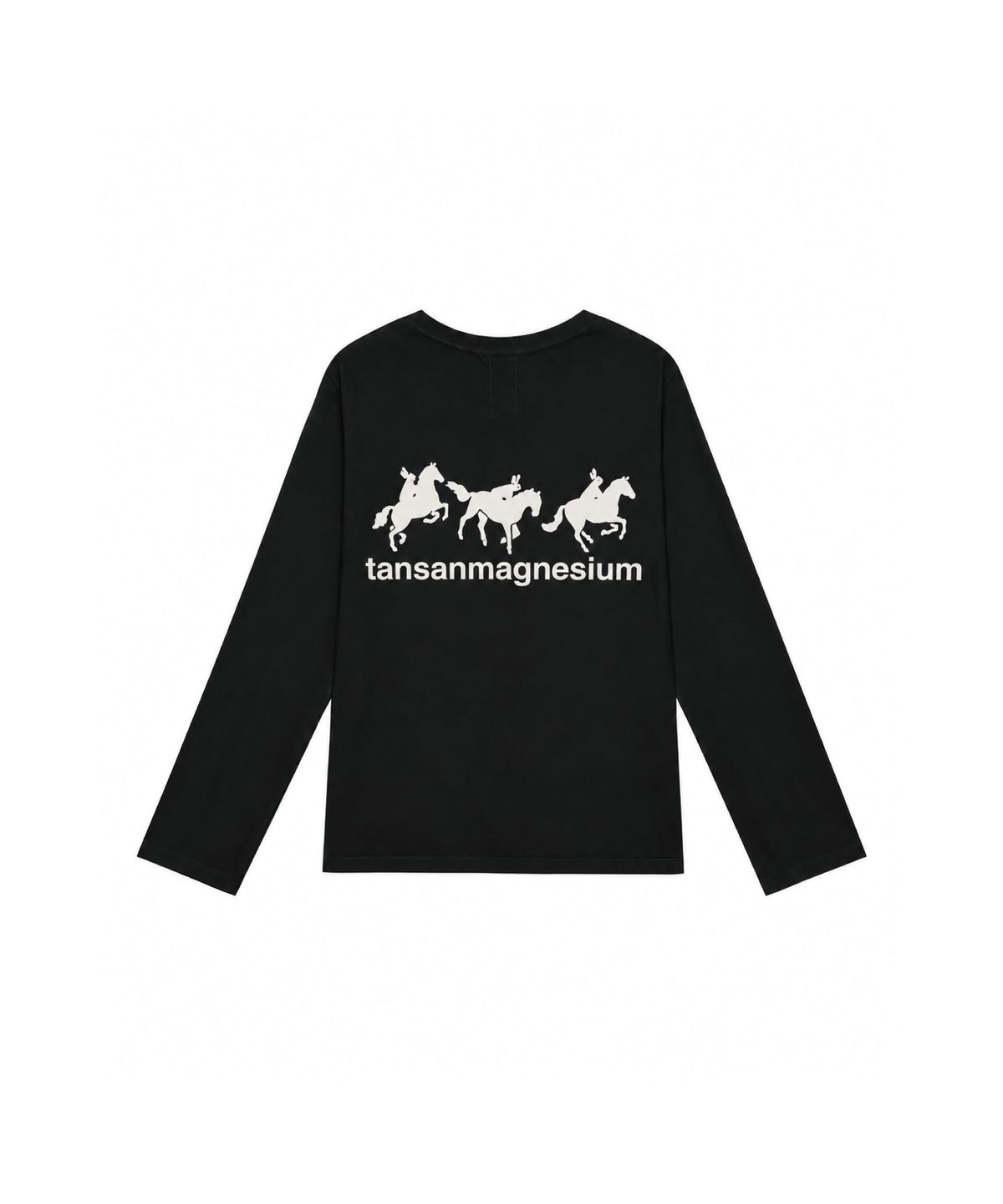 탄산마그네슘(TANSANMAGNESIUM) 홀스 래빗 롱슬리브 (블랙/화이트)