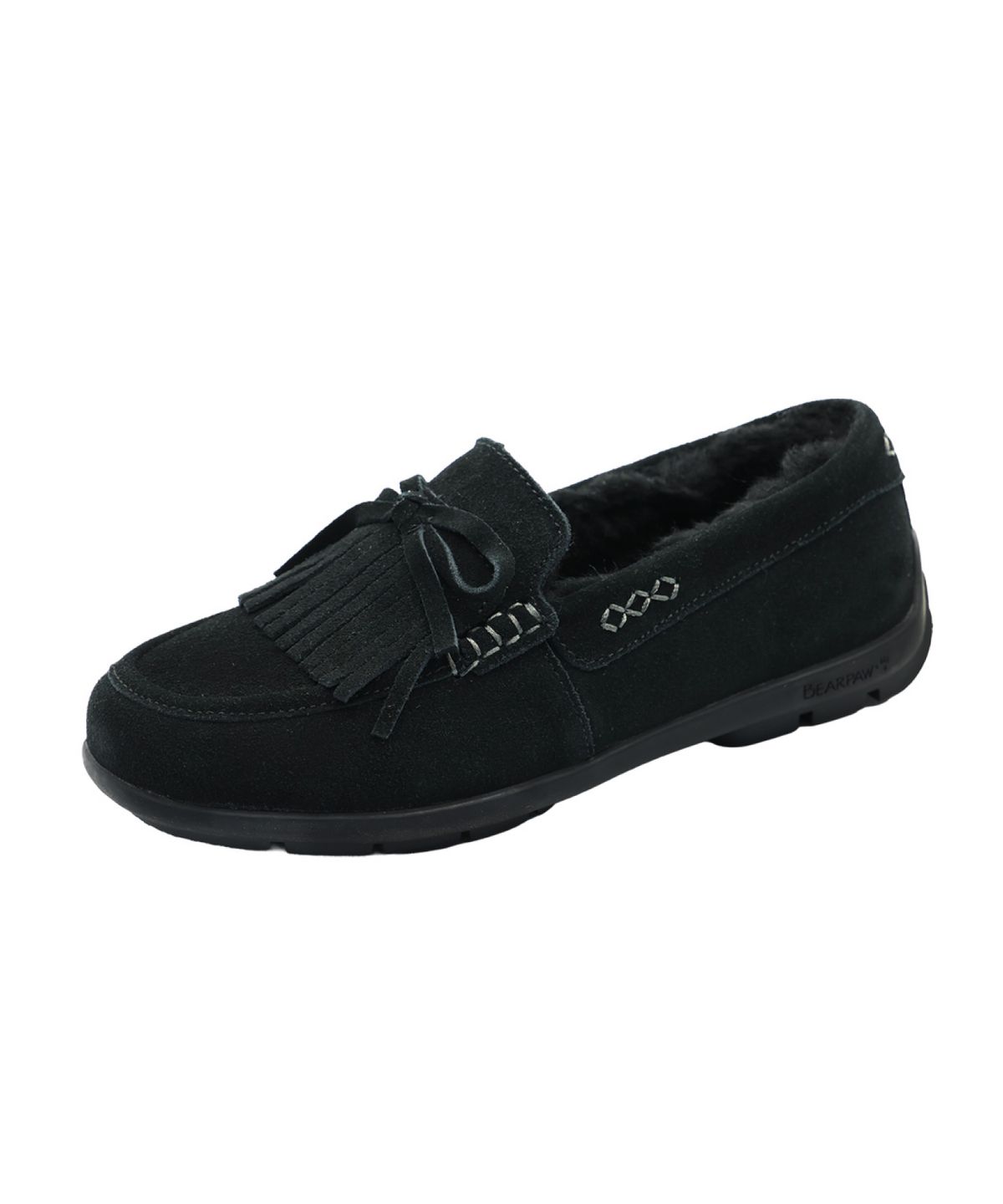 베어파우(BEARPAW) NICO 양털모카신 블랙 (K3026001SD-W)