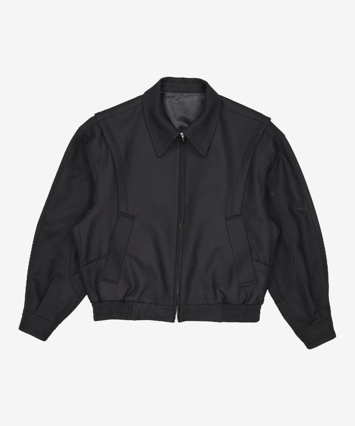 쿠어(COOR) 타스마니아 울 보머 블루종 (블랙) 2XL