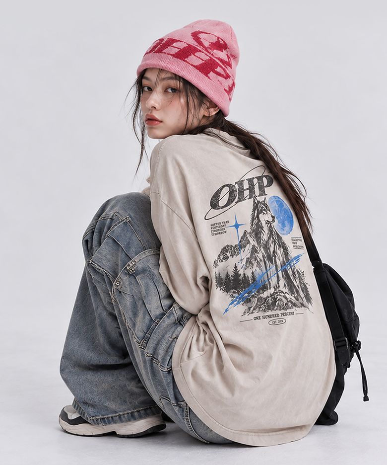 OHPxAIDAEVE 나이트울프 피그먼트 긴팔티6