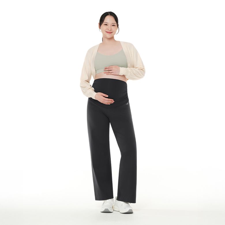 릴레어 기모 임부 와이드 레깅스