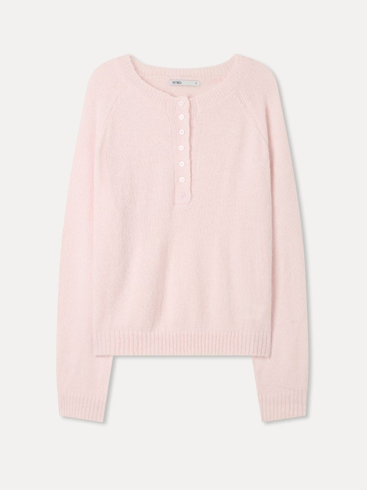 미쏘(MIXXO) 헨리넥 루즈핏 니트_MIWKAGT2TS