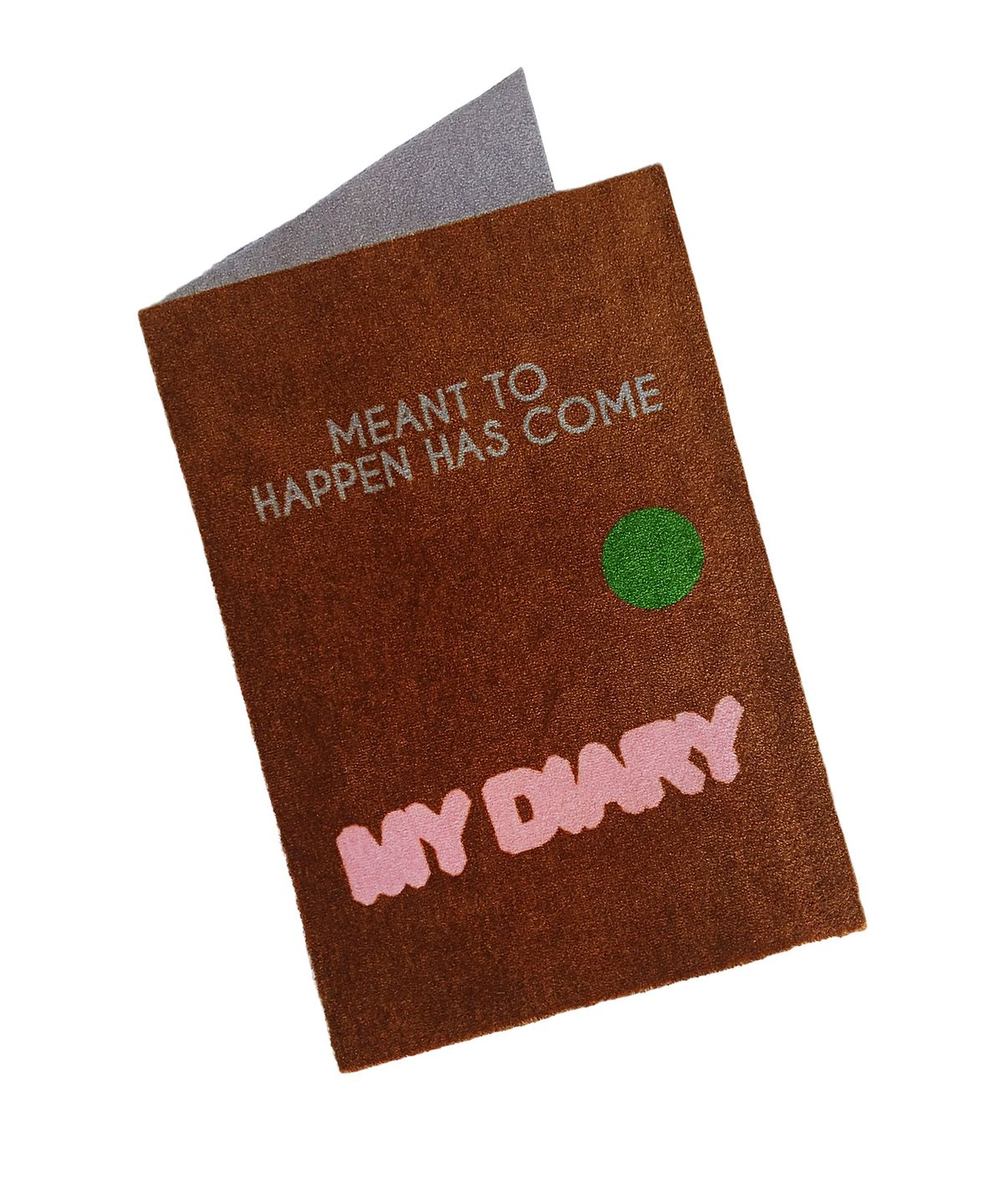 민투해픈해즈컴(MEANT TO HAPPEN HAS COME) MY DIARY LEATHER BOOK RUG 디자인 러그