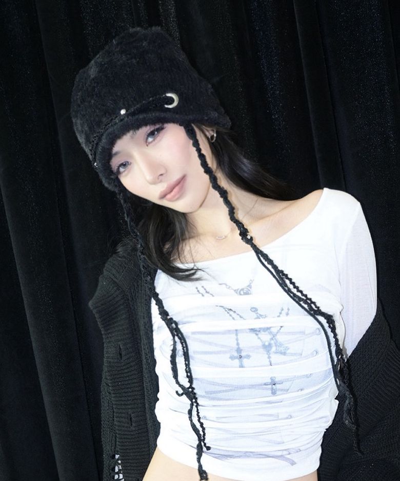 [우와 PICK] AFTERGLOW BEANIE (BLACK)