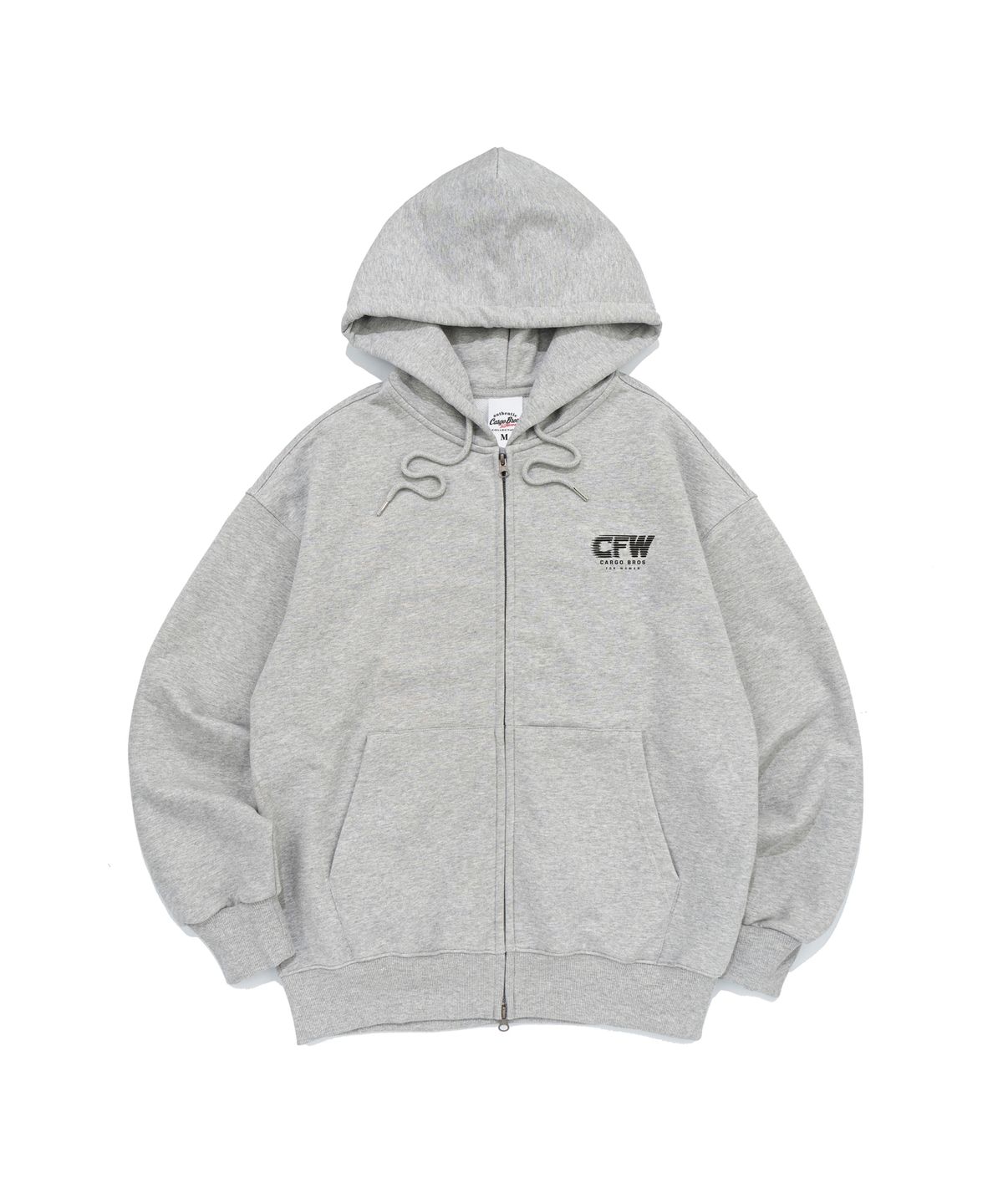 카고브로스 포 우먼(CARGOBROS FOR WOMAN) CFW 모션 그래픽 후드 집업 (그레이)