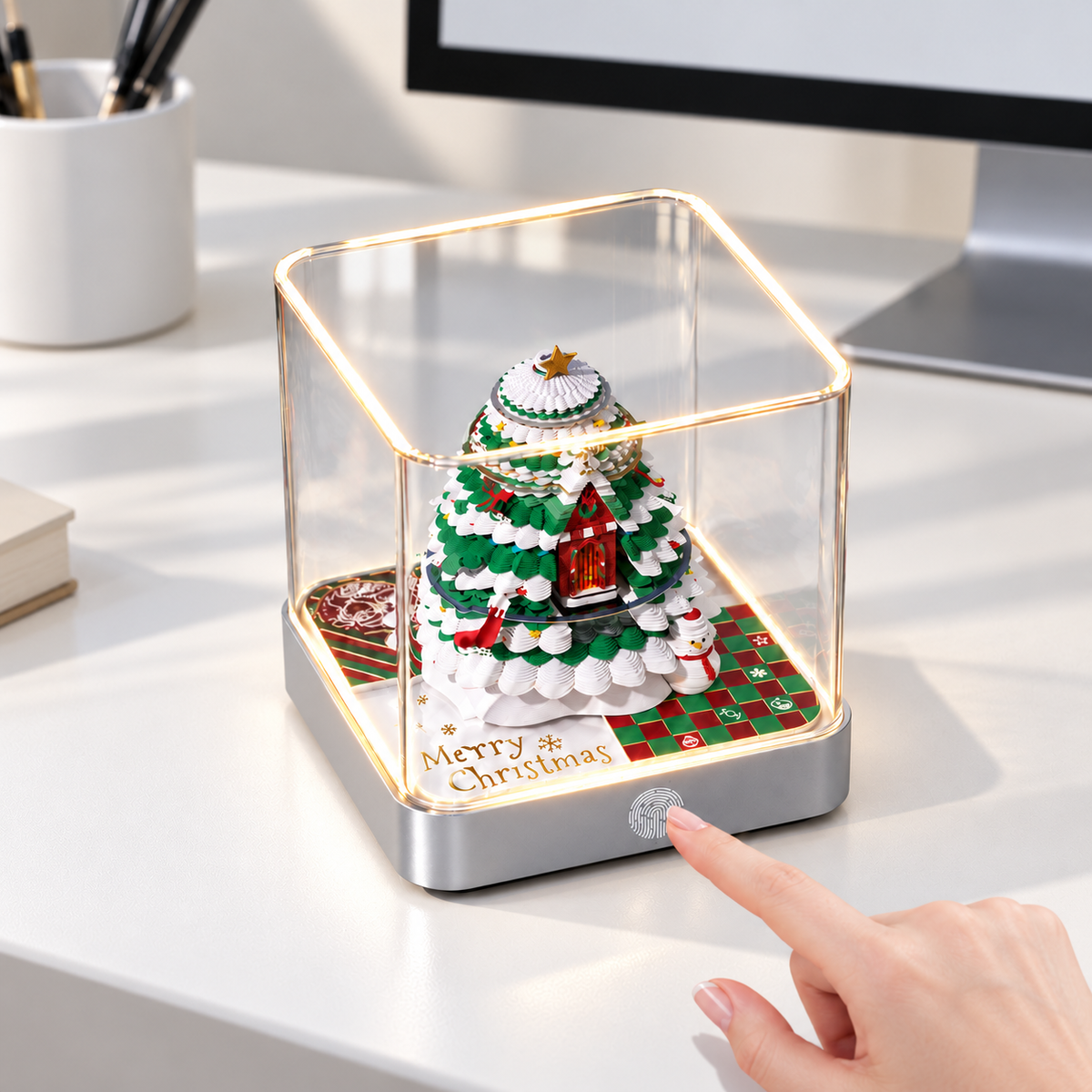 키움하우스(KIUMHOUSE) 3D 페이퍼 아트 달력 트리실버(2027년)