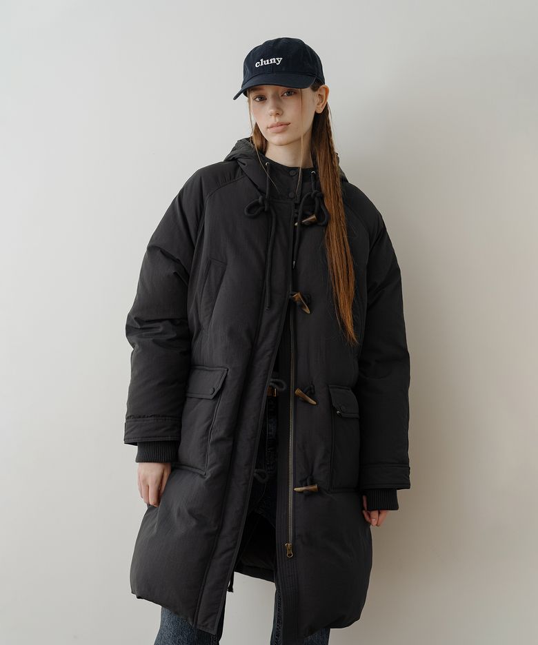 FishTail Duck Down Long Parka Field Coat - Charcoal Gray